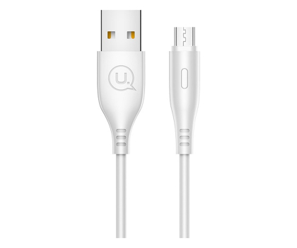Kabel USAMS Kabel U18 microUSB 2A Fast Charge 1m biały SJ268USB02